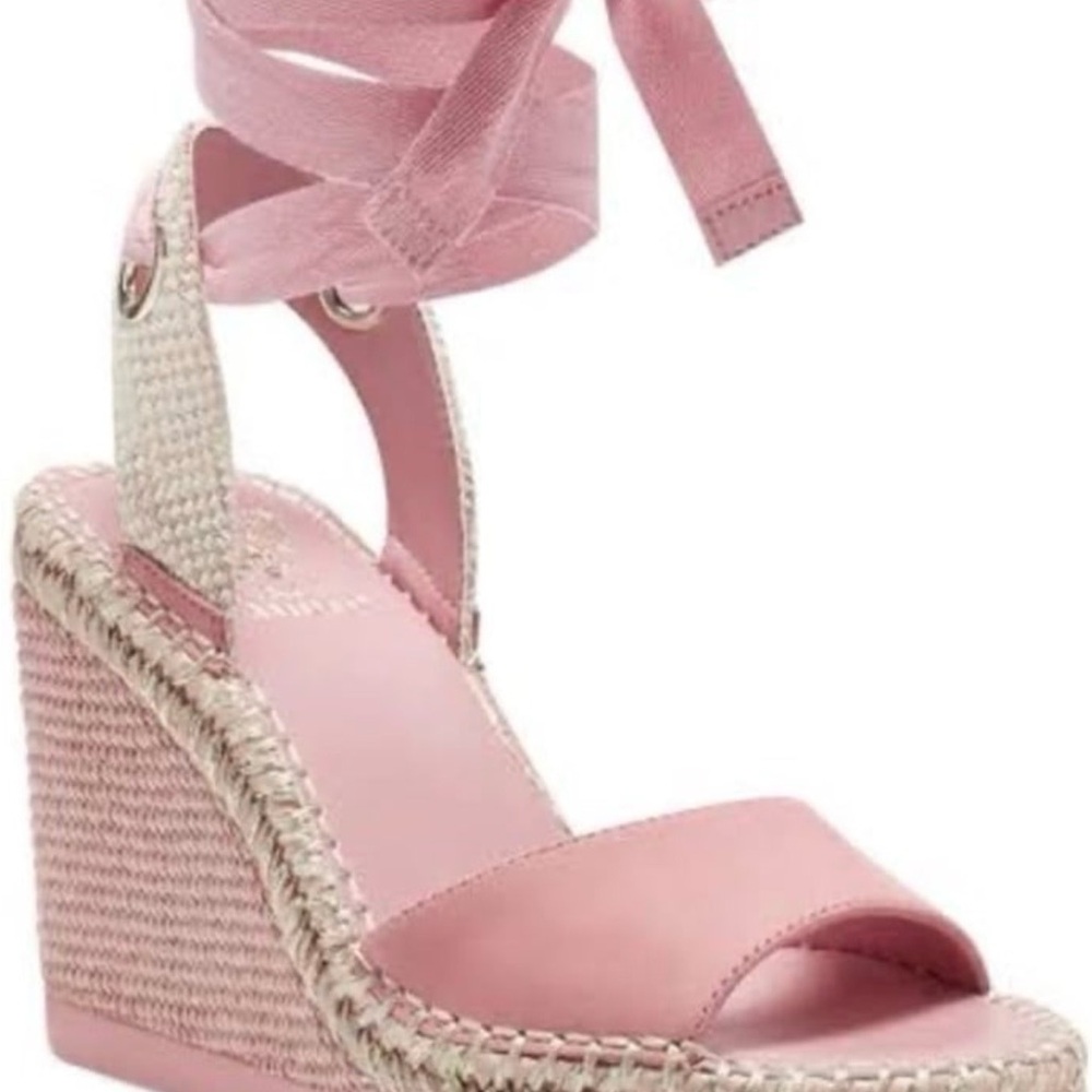 Vince Camuto Pink Bendsen Wedges NWB SIZE 10 NO LONGER SOLD HTF BN
